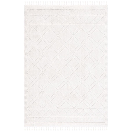 Safavieh 9 x 12 ft. Marrakech 534A Power Loomed Rectangle Area Rug Ivory & Beige MRK534A-9